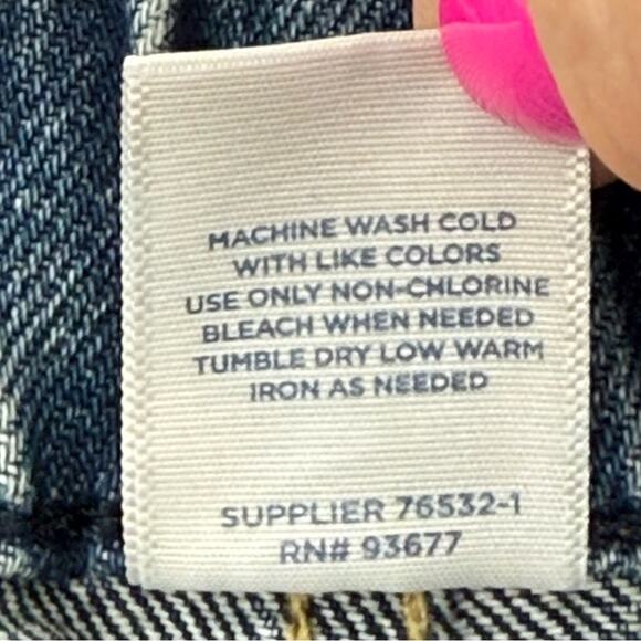 NWT HIGHEST-RISE SLOUCHY THROUGH HIP - THIGH WIDE LEG Y2K ARIZONA SKATER JEANS 9 - Picture 12 of 12